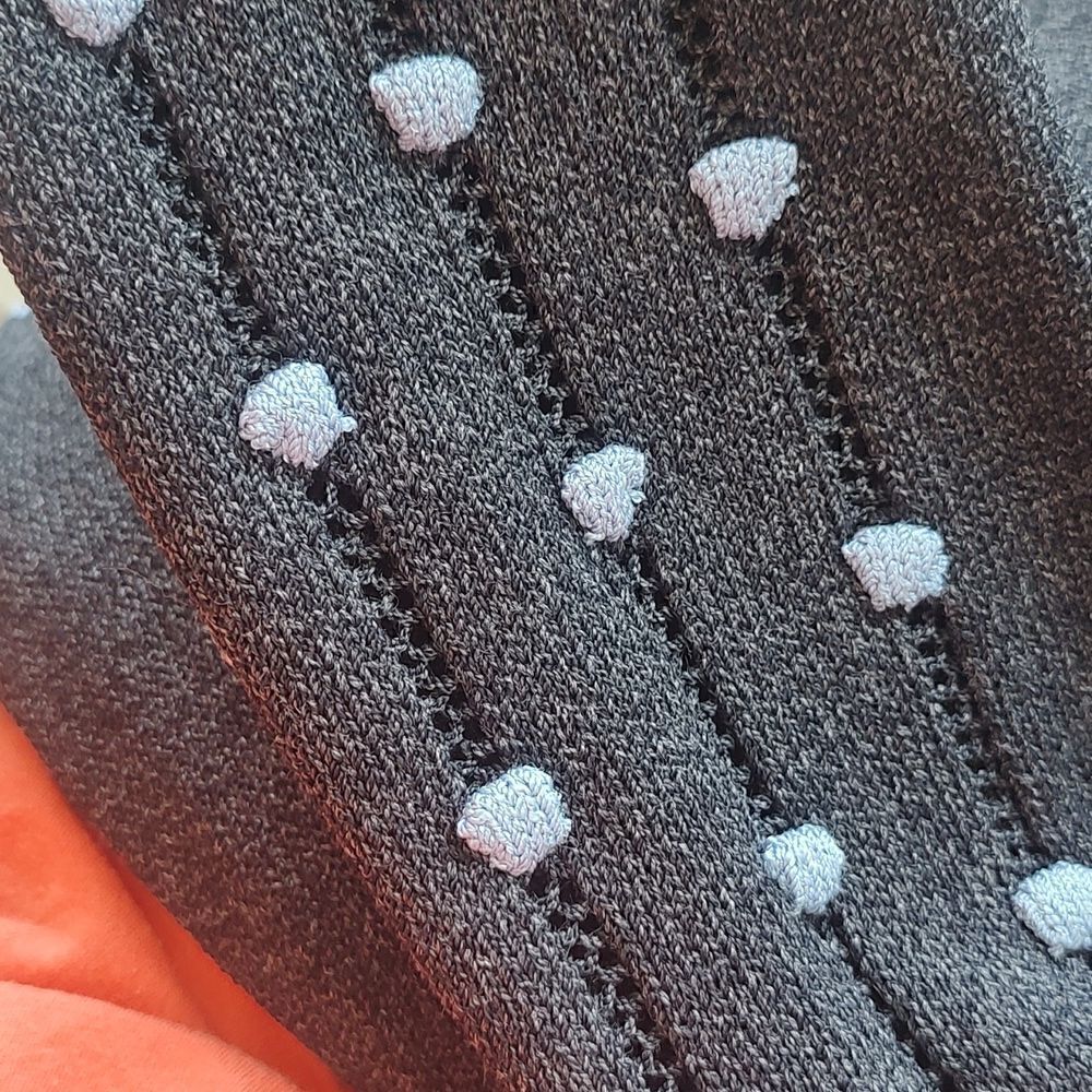 St. John Knit COLLECTION  Gray Blue Santana Popcorn Stitch JACKET SZ 4 - Picture 14 of 15